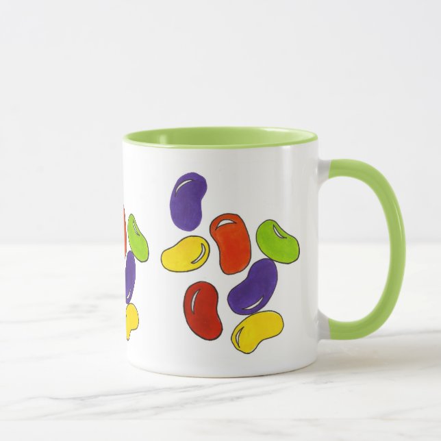 Easter Basket Candy Jelly Bean Jellybean Candies Mug (Right)