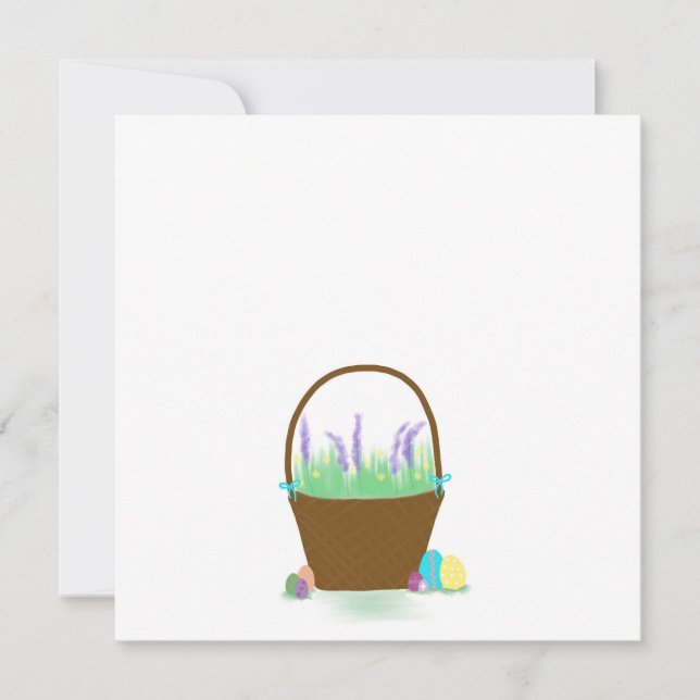 Easter Basket Invitation (Front)