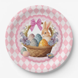 Easter Basket Paper Plate