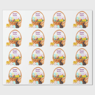 Easter Basket Wrapping Paper