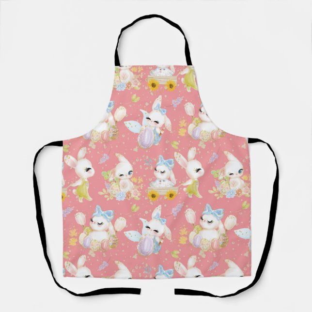 Easter Baskets For Kids Apron (Front)