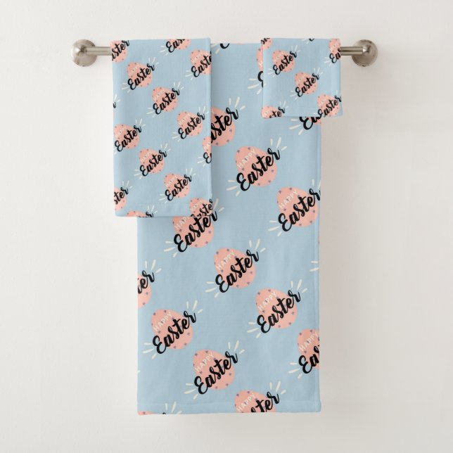 Easter  Bath Towel Set (Insitu)
