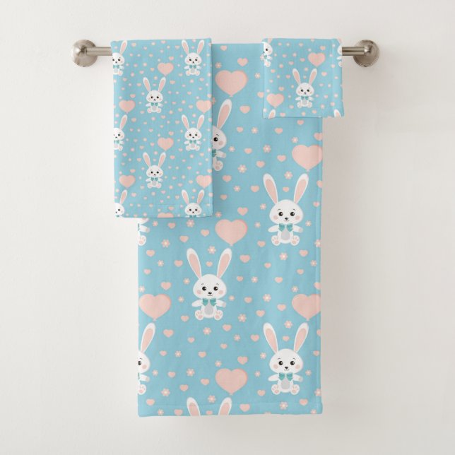 Easter  Bath Towel Set (Insitu)