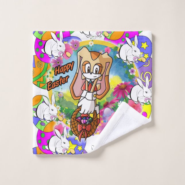 Easter Bathroom Towel Sets (Wash Cloth)