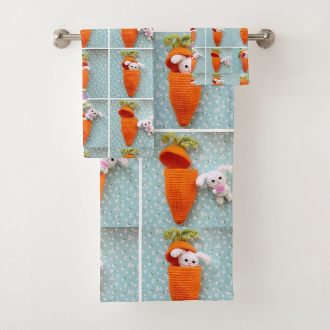 Easter Bathroom Towel Sets (Insitu)