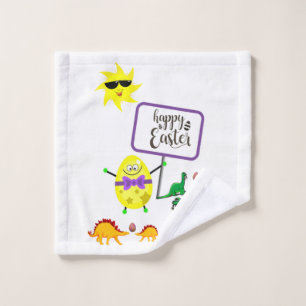Easter Bathroom Towel Sets Dinosaur