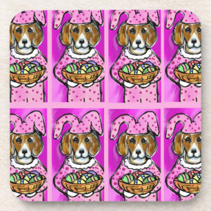 EASTER BEAGLE COASTER