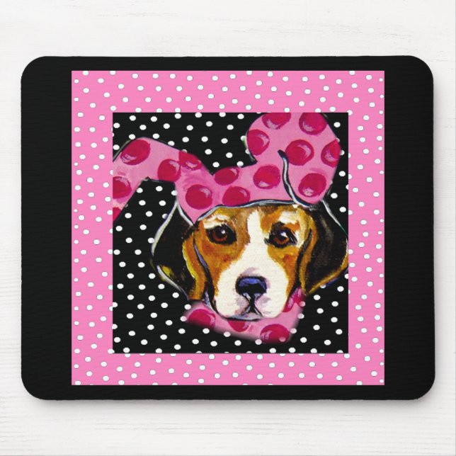 Easter Beagle Mouse Pad (Front)