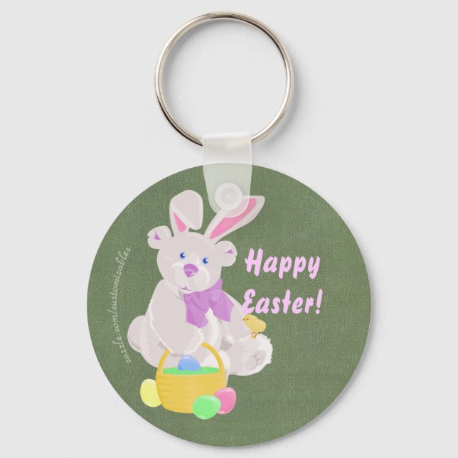 Easter Bear Keychain (Front)