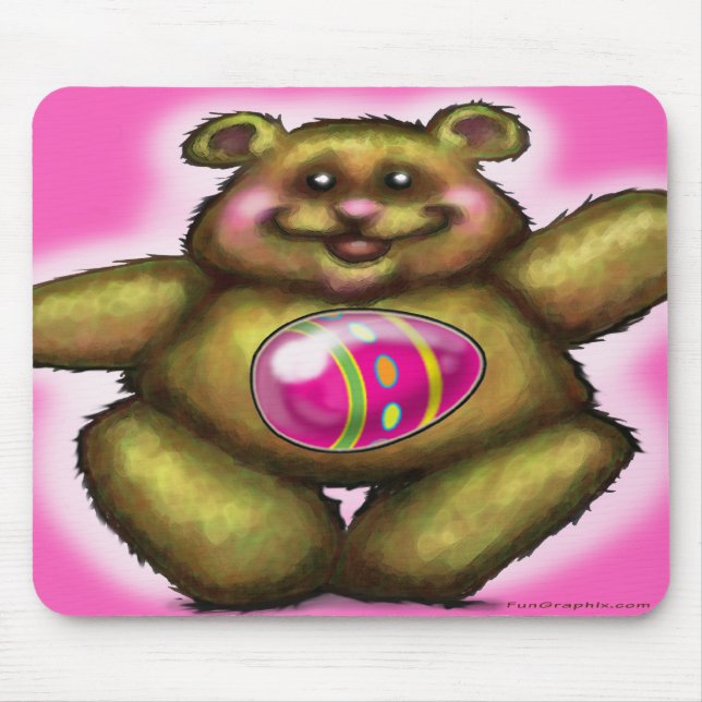 Easter Bear Mouse Pad (Front)