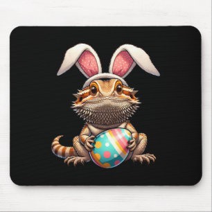 Easter Bearded Dragon Pets Pet Egg Eggs Bunny Men  Mouse Pad
