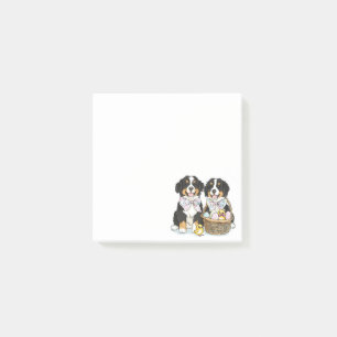 Easter Bernese Mountain Dogs Post-it Notes