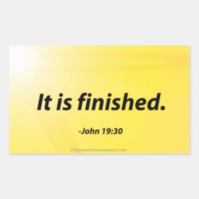 Easter Bible Quotes Sticker (Front)