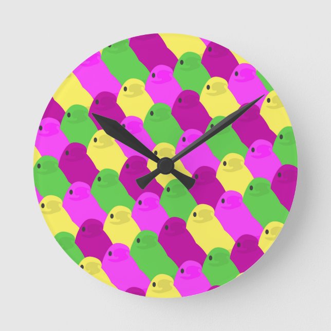 easter bird candy round clock (Front)
