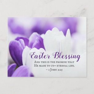 Easter Blessing 1John 2:25 This is the Promise- Postcard