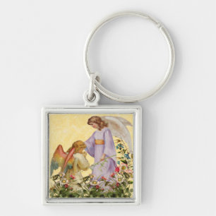 Easter Blessings Angel Keychain