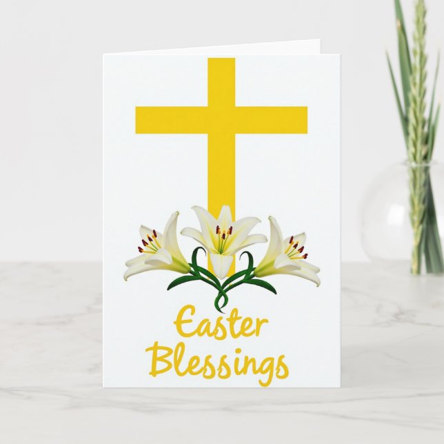 Easter Blessings Art Card (Front)