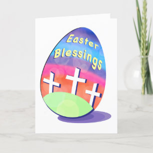 Easter Blessings Greeting Card