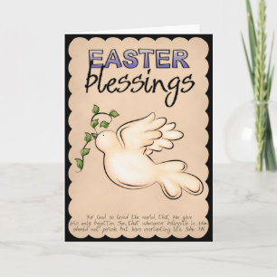 Easter Blessings Greeting Card