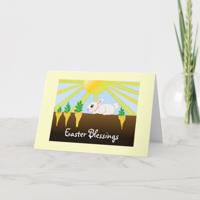 Easter Blessings Holiday Card (Front)