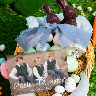 Easter Blessings Holiday Card