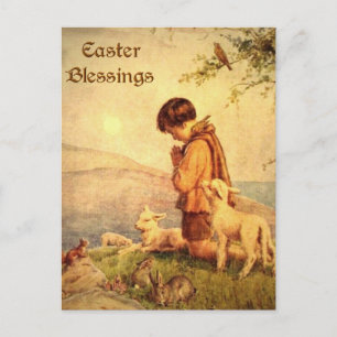 Easter Blessings Holiday Postcard