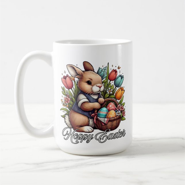 Easter Blessings-Hoppy Easter Coffee Mug (Gauche)