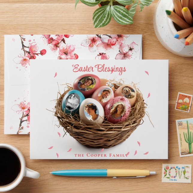 Easter Blessings I Cut Out Pictures Envelope (Desk)