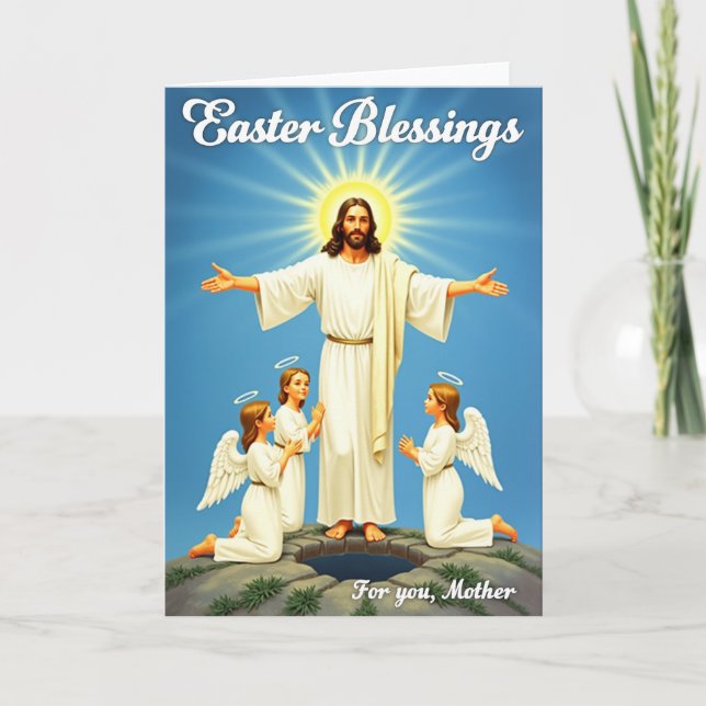 Easter Blessings Mother Card (Front)