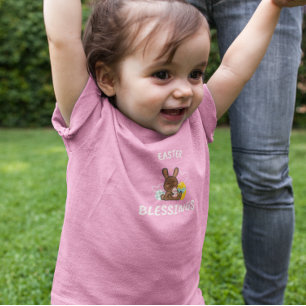 EASTER BLESSINGS PINK BABY T-Shirt
