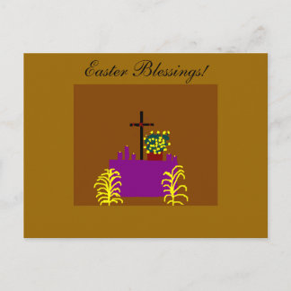 Easter Blessings Postcard