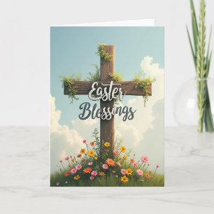 Easter Blessings Scene Card