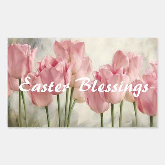 Easter Blessings  Sticker (Front)