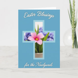 Easter Blessings Wedding Card