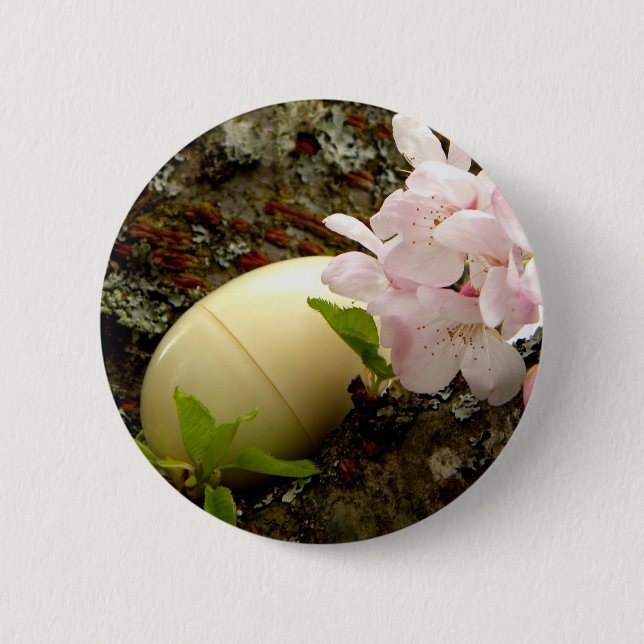 Easter Blossoms 2 Inch Round Button (Front)