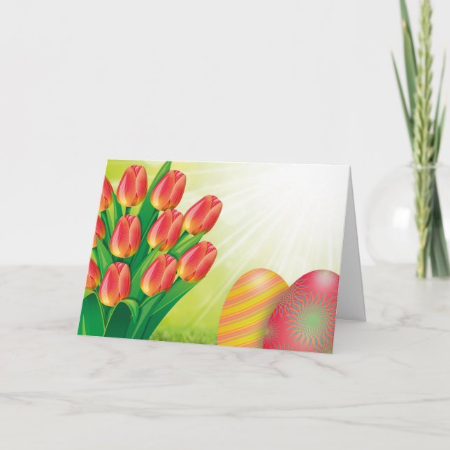 Easter Bouquet Holiday Card (Front)