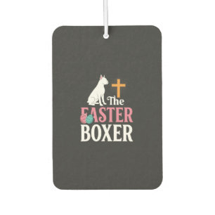Easter Boxer Dog Vintage Engraving Shirt Air Freshener