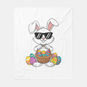 Easter Boys Girls Kids Toddler Bunny Rabbit Easter Fleece Blanket