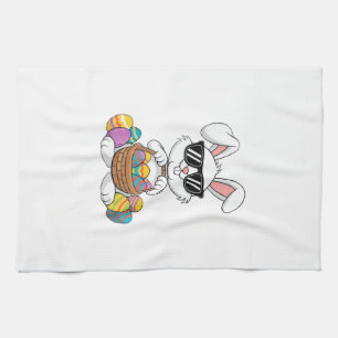 Easter Boys Girls Kids Toddler Bunny Rabbit Easter Kitchen Towel