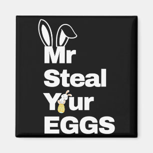 Easter boys toddlers mr steal your eggs funny magnet