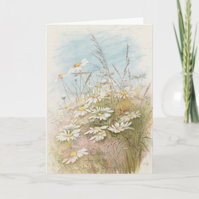 "Easter Brings the Budding Spring"  Card (Front)