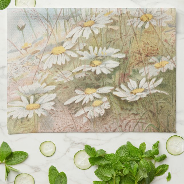 "Easter Brings the Budding Spring"  Kitchen Towel (Folded)