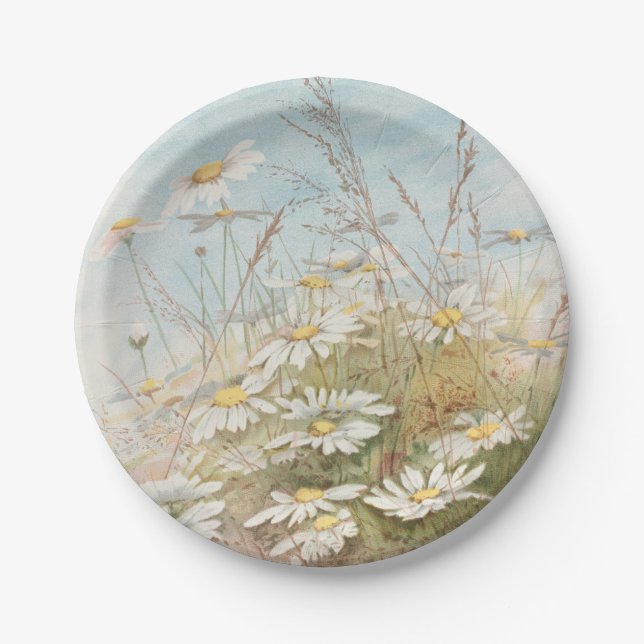 "Easter Brings the Budding Spring"  Paper Plate (Front)