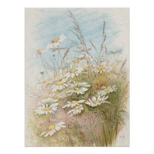 "Easter Brings the Budding Spring" Poster