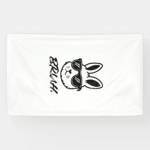 Easter Bruh Bunny Sunglasses Funny Meme Men Boys K Banner