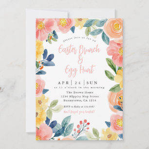 Easter Brunch and Egg Hunt Invitation