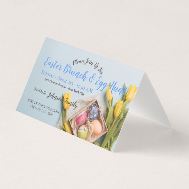 Easter Brunch Egg Hunt Easter Brunch Invitation (Front)