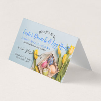 Easter Brunch Egg Hunt Easter Brunch Invitation