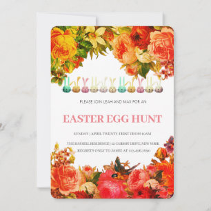 Easter Brunch Egg Hunt Invitation
