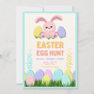 Easter Brunch & Egg Hunt Invitation   Wildflower 